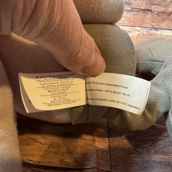 The Smurfs Hackus Smurf Plush Gray Movie Stuffed Animal Toy Figure 2013 Peyo - Picture 8 of 10